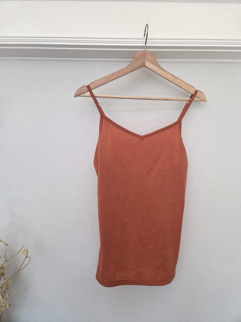 Ibex Essentials Merino Cami, Terracotta, Size XS